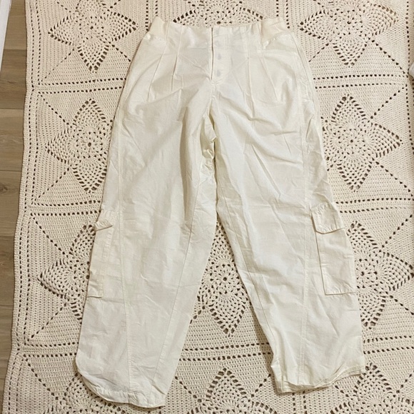 Free People Fp Movement Mesmerize Me Cargo Pants in White - Size Medium - Picture 4 of 15